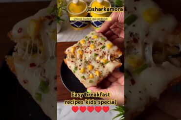 Easy and healthy Cheese sandwich breakfast #recipe #food #foodie #trending #bollywood #bts #cooking