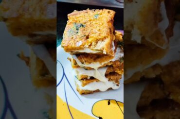 2 min Bread omlette recipe!#healthy #shorts #short