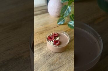 Healthy Vegan Chocolate Mousse | Ep.38 Healthy Dessert Series #healthydessert #healthy
