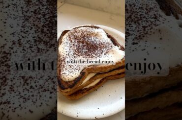 Tiramisu French Toast #tiramisu #frenchtoast #breakfastrecipe #healthyrecipes #highprotein
