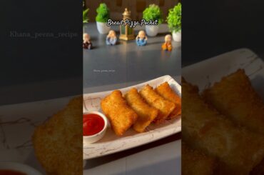 Recipe of Bread Pizza Pocket #shorts #viral #food #pizzapockets