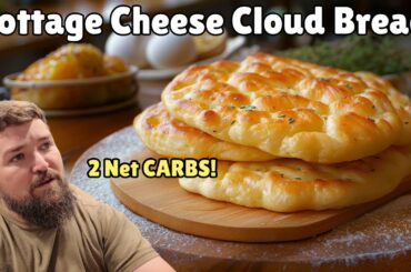 Cottage Cheese Cloud Bread! Low Carb high protein bread - Delicious recipe