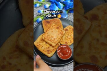 Quick Healthy Cheese Corn Paratha | Lunch Box Recipe #shorts #youtubeshorts