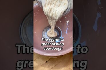The secret to great tasting sourdough! #sourdoughbread #sourdoughbaking