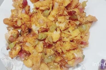 waste bread evening snack | bread poha | 5 minute bread recipe| Healthy bread recipe|