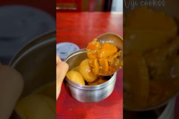 Today Lunch box: Chicken kulambu with chicken pepper gravy #shorts #trendingshorts #lunchbox