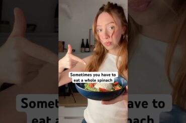 Easy and healthy dinner recipe #dinnerrecipe #spinach #food