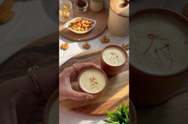Winters special Kesar Badam Dudh #winterdrink #healthy #delicious #kesarbadammilk #recipe #drink