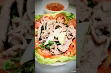 Beef tomato, lettuce, watercress salad #cooking #food #healthy #recipe #shortyoutube #nauan