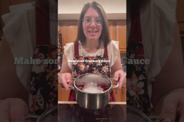 Homemade Sugar Free Cranberry Sauce #glutenfree #sugarfree  #cranberries #healthy #recipe #delicious