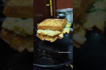 Simple Cheese Bread Omelette Recepie #healthy #breakfast #recipe #trending #cooking #shorts #viral