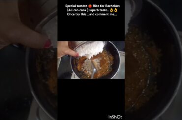 Title:"Quick & Delicious Tomato Rice Recipe for Bachelors and Families | Easy One-Pot Meal"