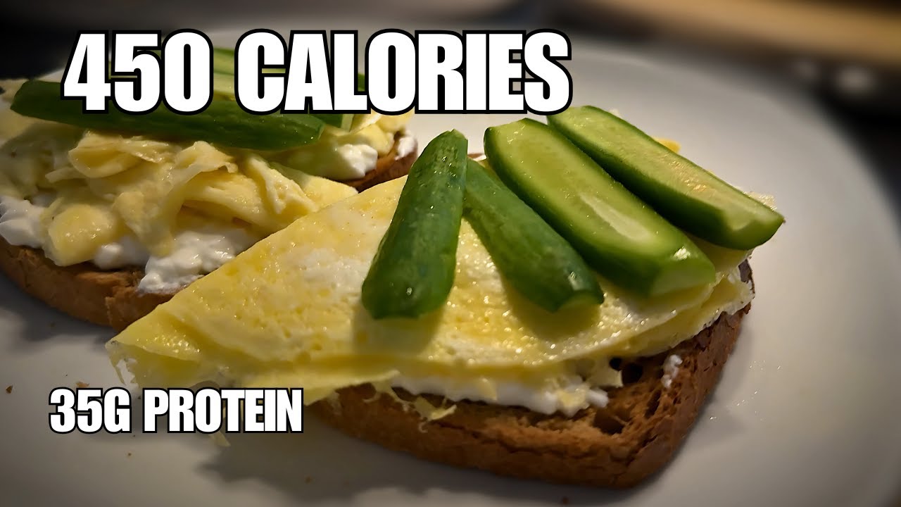 Healthy & Delicious Breakfast Sandwich | Low-Calorie & High-Protein Recipe Healthy & Delicious Breakfast Sandwich | Low-Calorie & High-Protein Recipe