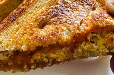 5 Minutes Paneer Curd veggie sandwich recipe | Super Healthy and tasty sandwich | Healthy Breakfast