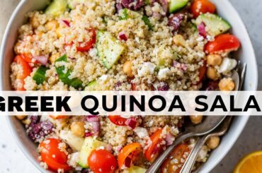 BEST QUINOA SALAD | 25-minute recipe, perfect for meal -prep
