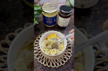 Milk Oats Recipe | #healthyrecipes #trending #breakfastideas #foodclips #shorts