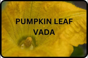 **Crispy Pumpkin Leaf Vada Recipe | A Unique & Healthy Snack!**