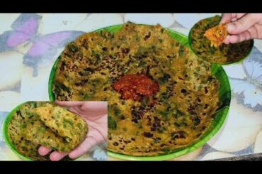 simple and easy healthy breakfast recipes | zatpat Recipe in Marathi | palak paratha recipe|