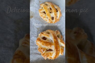 Healthy puff pastry apple pie#homemade #delicious #breakfast #appletart #cooking