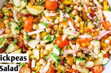 High Protein Chickpeas Salad Recipe|| Healthy Salad Recipe For weightLoss || Breakfast Recipes||