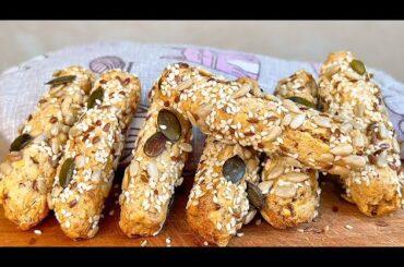 Kalorienarme Haferflocken sticks! Nur 3 Zutaten! Kein Mehl! Es ist so lecker und gesund!