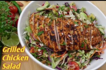 Grilled Chicken Salad Recipe | Healthy Protein Salad for Weight loss By Rehana Flavours