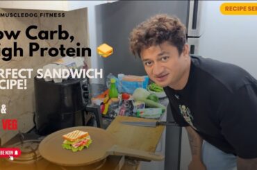Healthy Eating Made Easy: Low-Carb Chicken and Veg Sandwich Recipe | Muscledog Fitness