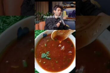 Kartik Aryan's favourite weight loss tomato soup #souprecipe #shortsfeed #viralshorts #recipe