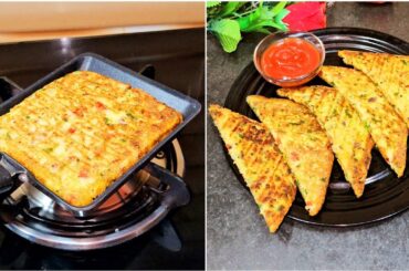 Veggies Sandwich Without Bread | Healthy Breakfast Idea