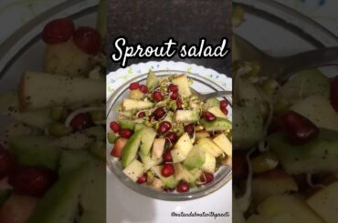 Healthy sprout salad #salad #moongsproutssalad #recipe #healthyfood #saladrecipe #healthyrecipes #yt