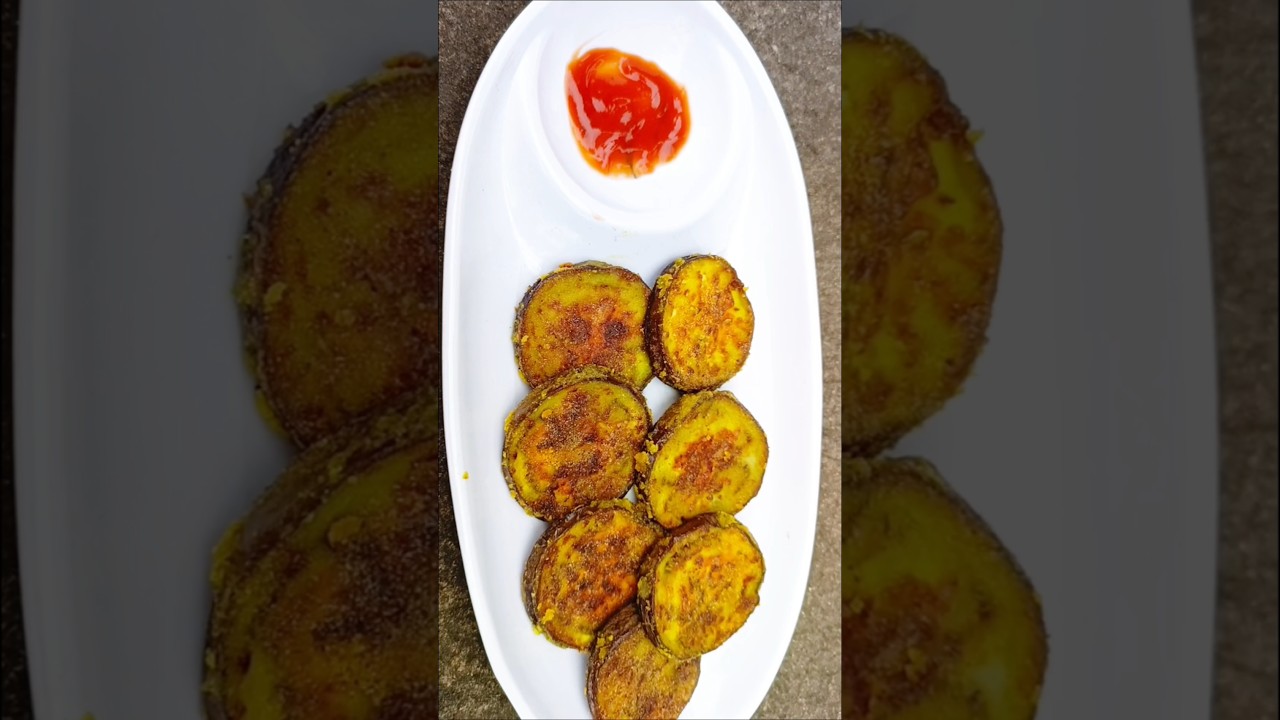 Side dish for rice Tawa brinjal fry healthy snacks recipe #youtubeshorts Side dish for rice Tawa brinjal fry healthy snacks recipe #youtubeshorts
