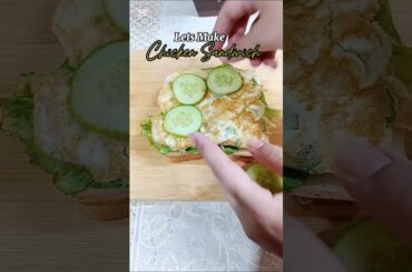 Chicken Sandwich |Easy snacks recipe #shorts #shortvideo #food #chickenrecipe #recipe #viralshorts