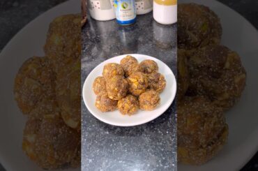 Sugar free dry fruits coconut ladoo #healthy #shorts #viralvideo