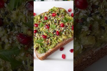 Amazing Creamy Avocado Toast Indian Style #shorts #avocadotoast #avocadorecipes