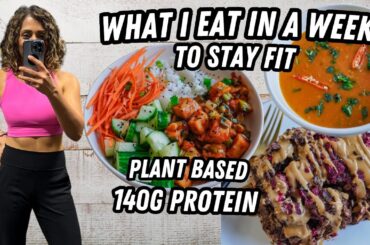 Easy High Protein Vegan Meals to Stay Fit & Strong|140g Protein, 1718 Calories (Simple & Realistic)