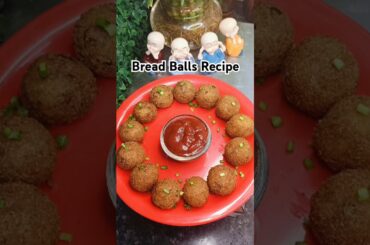 Trending recipe of crispy bread Balls recipe #shortsvideo #recipe #snacks #potato #bread
