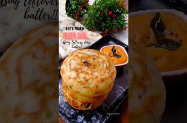 Brand New Healthy Breakfast From Dosa Batter! Dosa Bun Recipe #shorts #dosa #chutney #breakfast