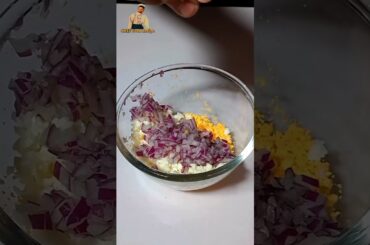 Boiled Eggs Sandwich| Quick Easy Breakfast| #shorts #food #boiledeggsandwich