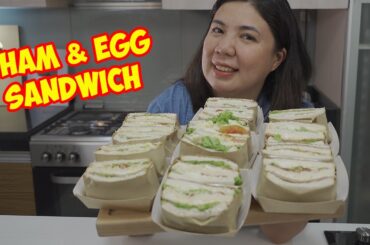 Ham & Egg Sandwich with Costing Recipe pang Negosyo