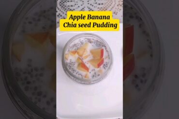 Healthy Apple Banana Chia seed pudding #DecemberHolidays #youtubeshorts #food #healthyrecipes