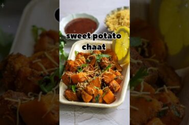 Sweet potato salad/ chaat#recipe #healthy #zerocalorie #gym #foodie #shorts #fitness #cooking #dish