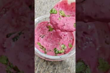 Beetroot Raita Recipe | Chukandar raita #glowingskin #beetrootraita #chukandar #weightloss#healthy