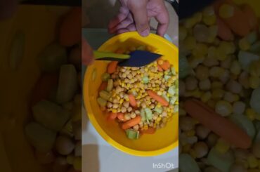 Healthy Chickpea & Corn Salad Recipe | Air Fryer Magic | Pakistani in Saudi Arabia