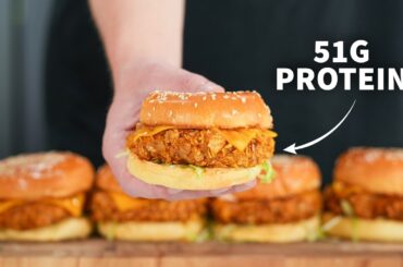 LOSE WEIGHT Eating This High Protein Low Cal Chicken Sandwich