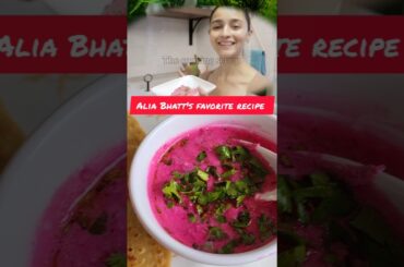 Alia bhatt's favorite beetroot salad recipe #shorts #aliabhatt #ytshorts