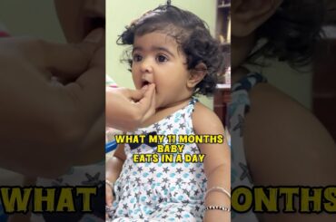 What my 10 months baby eats in a day | Taahira recipe #shorts #love #baby #cute #trending #explore