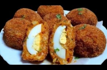 Potato Egg Healthy Breakfast Recipe | Egg Devil Snacks Recipes