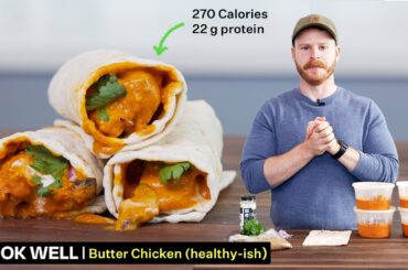 270 Calorie Butter Chicken Snack Wrap