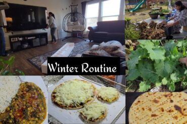 Winter Morning routine| Healthy Dal tadka, Bhakhri roti recipes| Family vlog