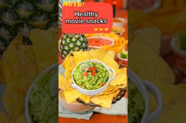 Healthy Movie Snack | Nachos | guacamole | best guacamole | Nachos Dip | ASMR | #asmrfood #guacamole